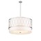 Z-Lite Dalton 5 Light Pendant, Brushed Nickel & White 198-32BN - alternate 8